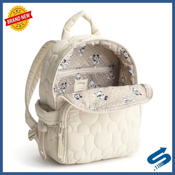 Featherweight Small Backpack with Zip Compartments, Padded Laptop Sleeve